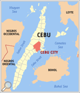 Map of Cebu Island